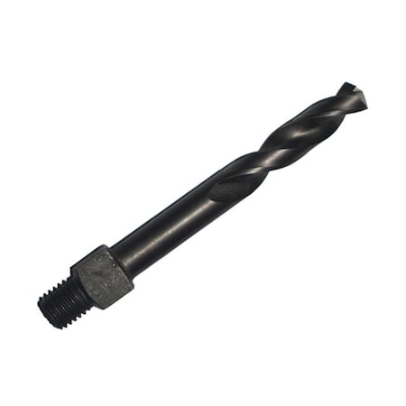 Drill America 1/4in HSS Long Threaded Shank Drill Bit Overall Length 2-1/8 TSD1/4L-HS